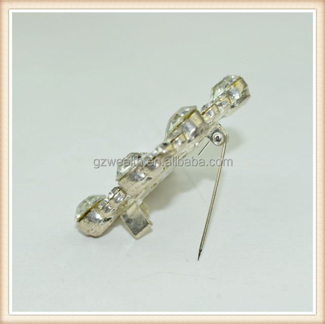 ラインストーンのブローチblingblingすべてダイヤモンド装飾的な結婚式をデザイン2014年hotsale問屋・仕入れ・卸・卸売り