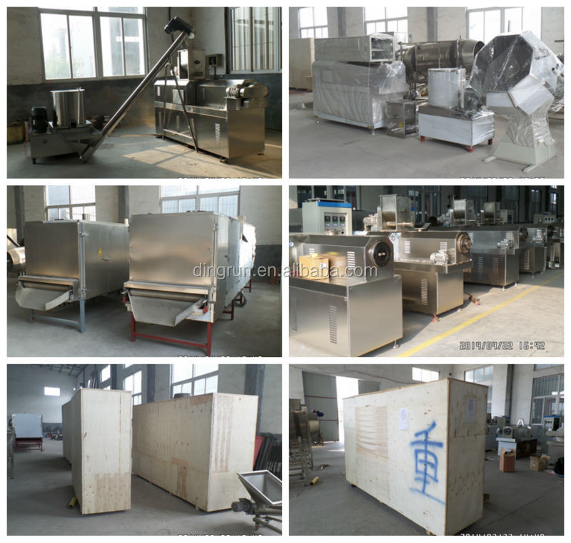 Dog feed processing line