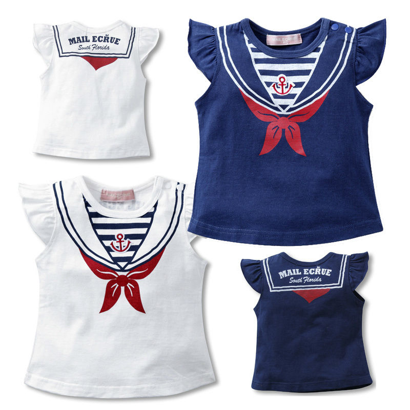 卸売綿100％ファッションデザインキャップスリーブの赤ちゃんのシャツ仕入れ・メーカー・工場