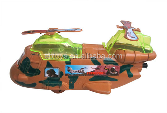 Pull Line Shark helicopter sweet toy candy with flashing light