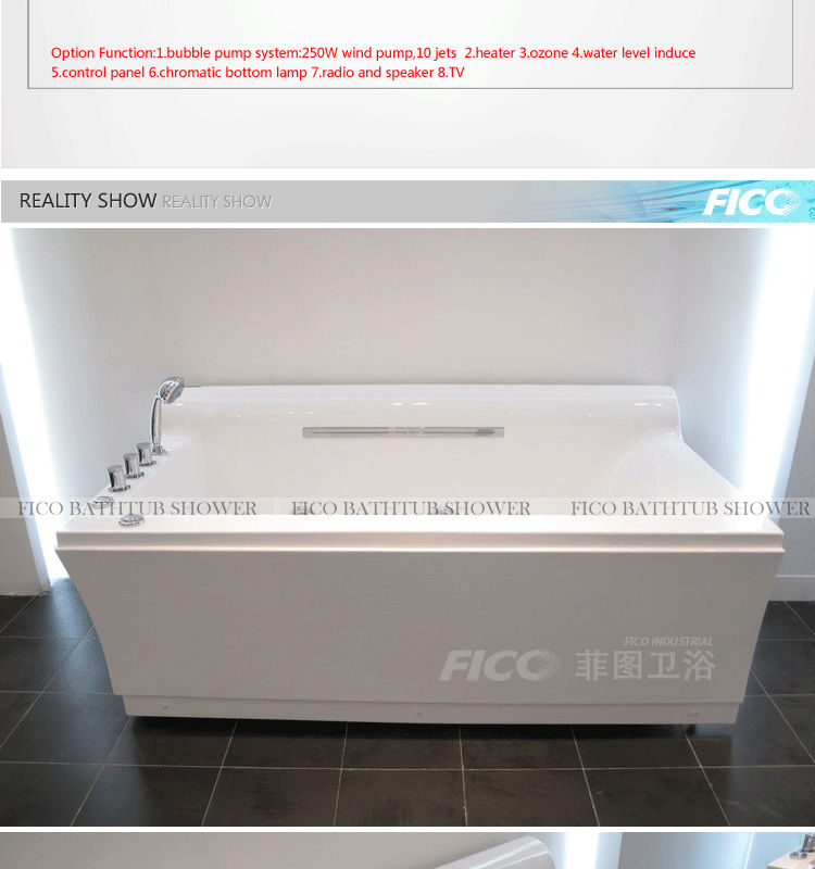 販売用浴槽、 新しい大きな2014年fc-239b水秋のマッサージの浴槽問屋・仕入れ・卸・卸売り
