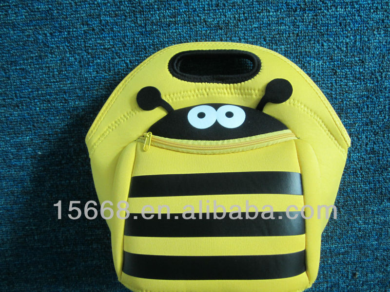 動物のデザインのネオプレンgr-w0067熱い販売の子供のお弁当袋問屋・仕入れ・卸・卸売り