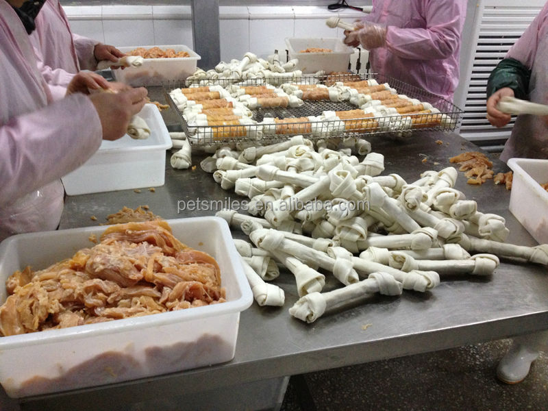の生皮の骨ペットドッグフードのラップチキン問屋・仕入れ・卸・卸売り