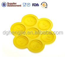 Eco friendly round shape silicone cup cake decoration