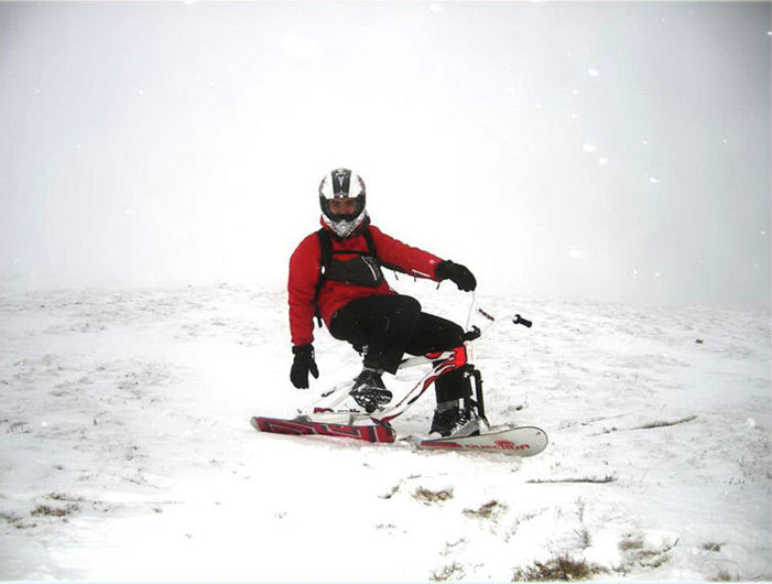 2014年熱い販売の高い- 品質snowscooter/snowbike問屋・仕入れ・卸・卸売り