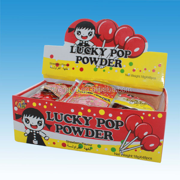 Heart Shape Lollipop with Lucky Pop Powder(7g lollipop+11g powder)
