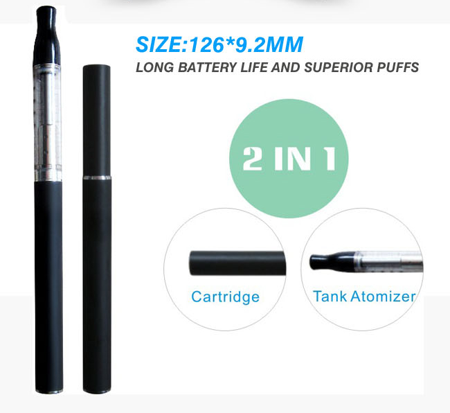 Mini Ego E-Cigarette with 220 mah lithium battery and automatic airflow clearomizer