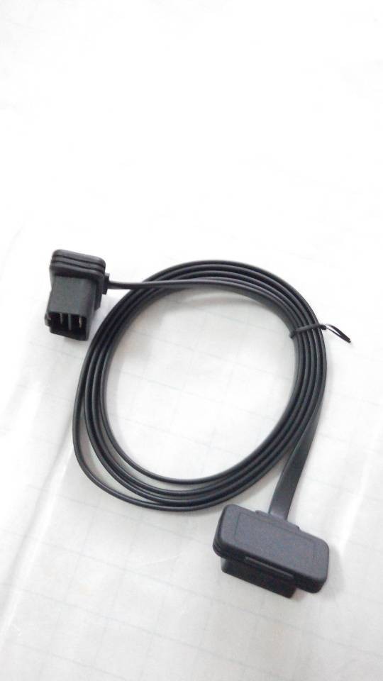 Flat+Thin As Noodle 150cm OBDII OBD2 16Pin Male to Female ELM327 Diagnostic OBD Extension Cable Interface Wholesale (6)