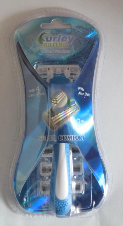 2014年熱い販売の- 使い捨てかみそりモデルなし。 cr-6002問屋・仕入れ・卸・卸売り