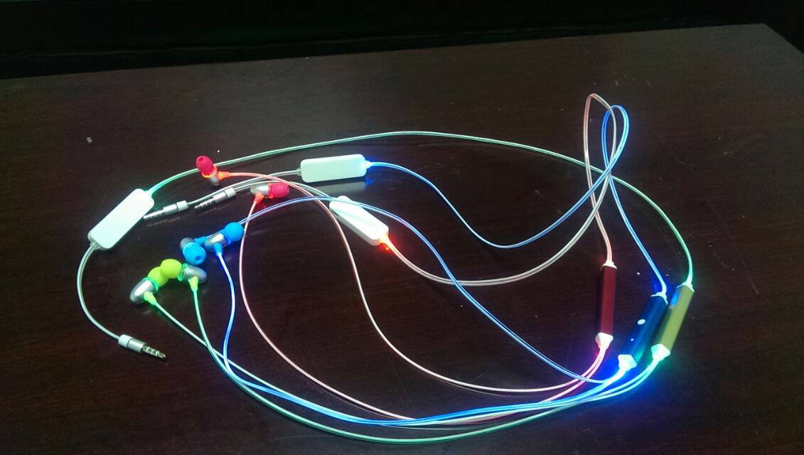 工場供給ledミニジャックマイク付きイヤホン問屋・仕入れ・卸・卸売り