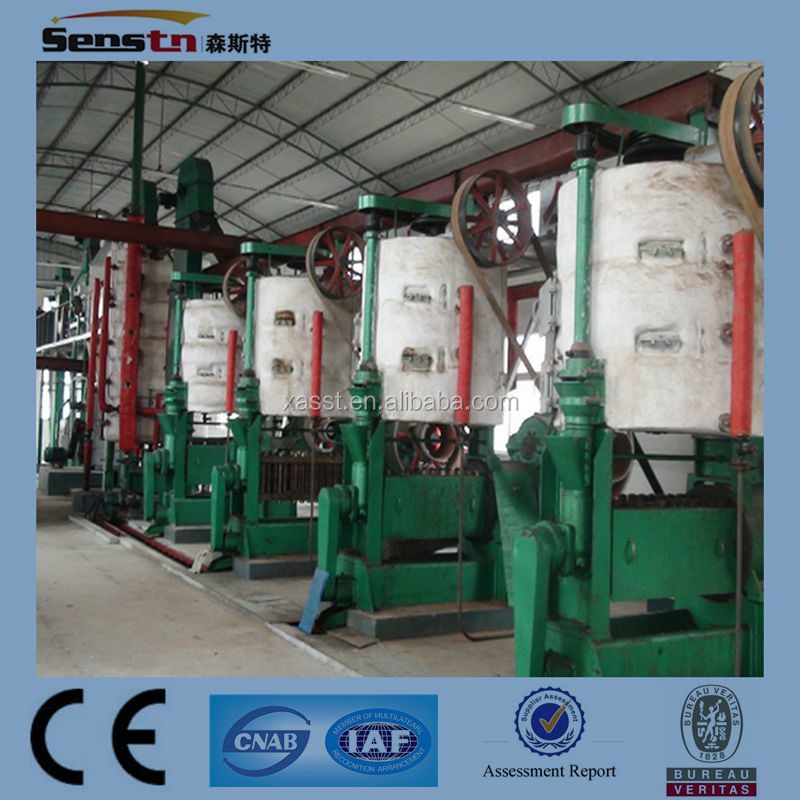 Continuous China made edible cottonseed oil making line with SGS BV CE authorization