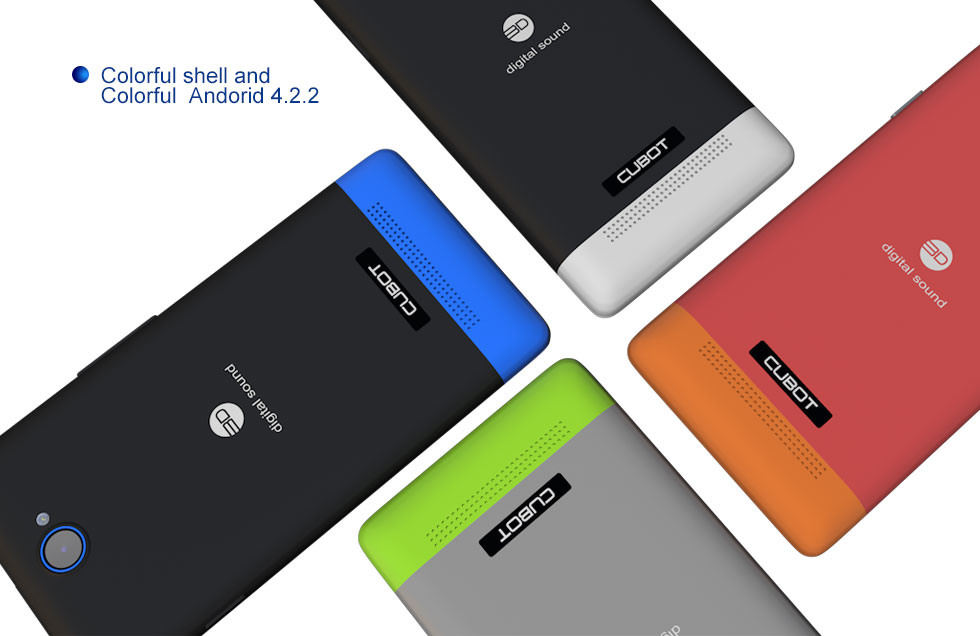 CUBOT C9+ Smart Phone Android 4.2 MTK6572M Dual Core 4.0 Inch GPS WiFi ...