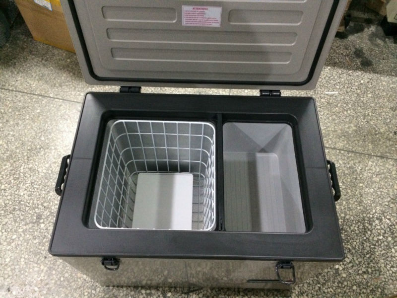 新しい高品質2014年dcコンプレッサー車の冷蔵庫取り外し可能なハンドル付き問屋・仕入れ・卸・卸売り