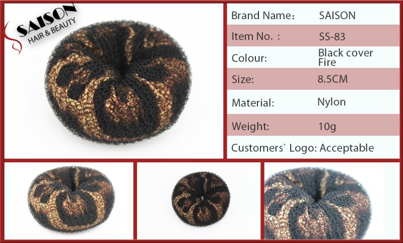 ナイロン毛ローラー最高品質の女性のためのヘアアクセサリーかぎ針編み弾性ヘッドバンド問屋・仕入れ・卸・卸売り