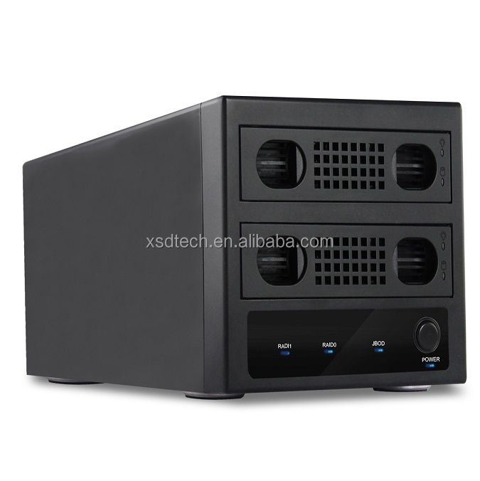 Enlcosure2ベイhdd冷却ファンを搭載したハードディスクケースssd- 206u3s2*3.5''ケースhddsata問屋・仕入れ・卸・卸売り