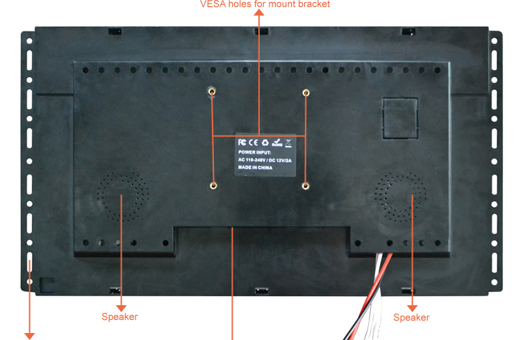 Open Framed 15 inch H-D-M-I Led Monitor Price with lcd touch screen