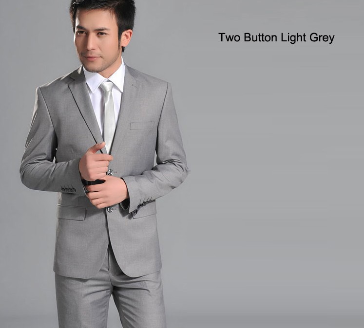 two button light grey