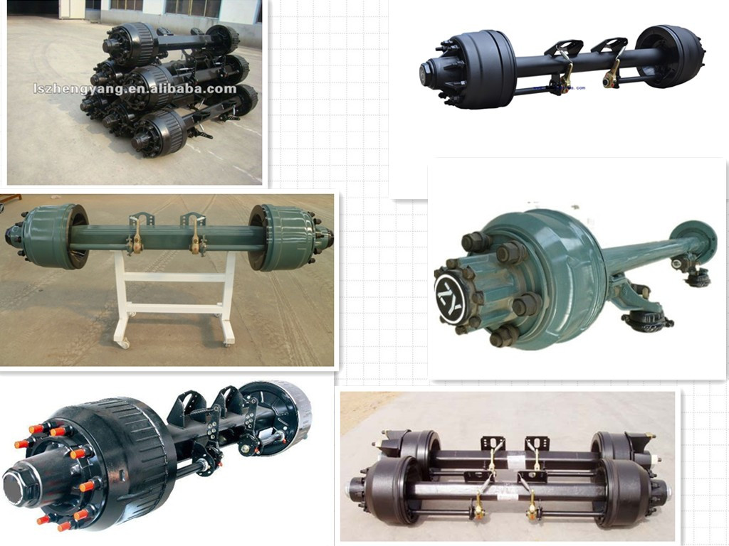 Heavy Duty Swivel Axle Bogie Rigid Trailer Suspension Cantilever
