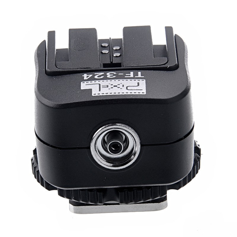 F13713 Pixel TF324 TTL Hot Shoe Converter with PC Sync Socket Hotshoe