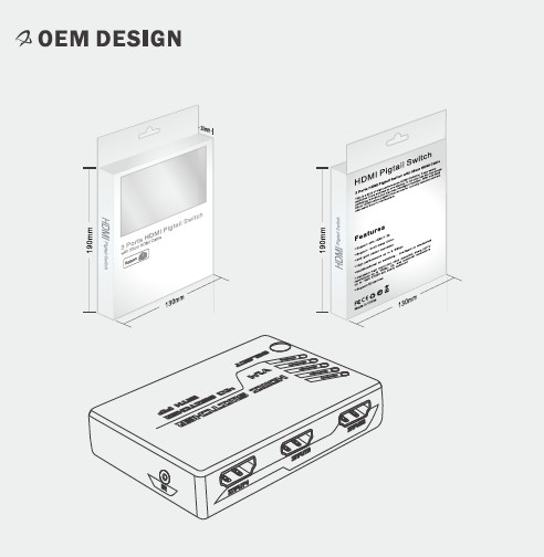 Hdmiへrj45overipirエクステンダーによって120m@1080pのための単一のutpケーブル問屋・仕入れ・卸・卸売り