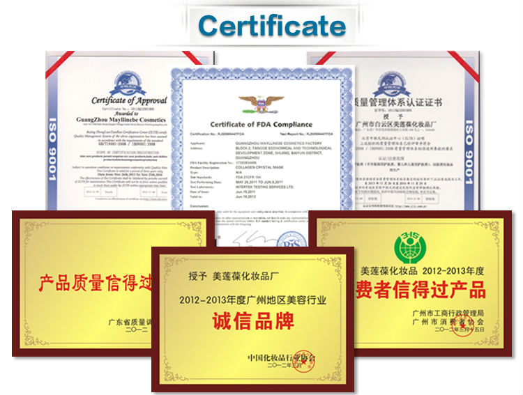 Whitening and moisturizing red wine collagen Facial Mask for skin care