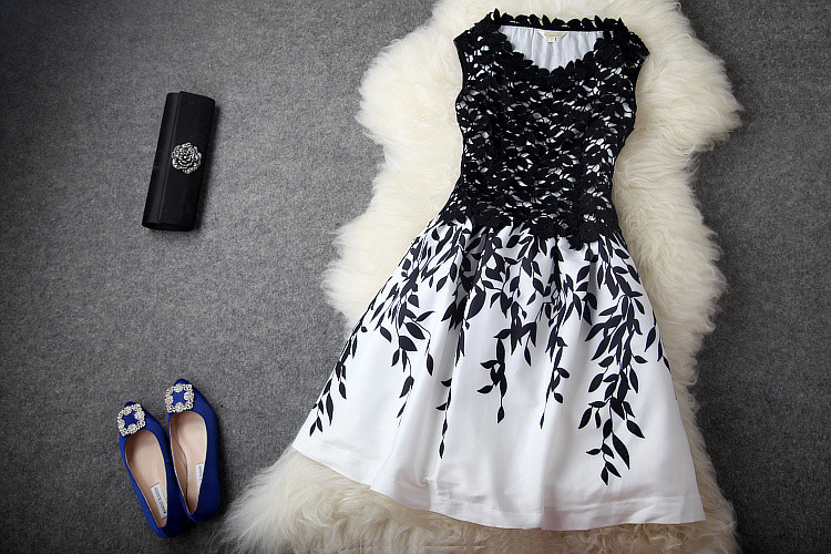 Модные Черно Белые Платья