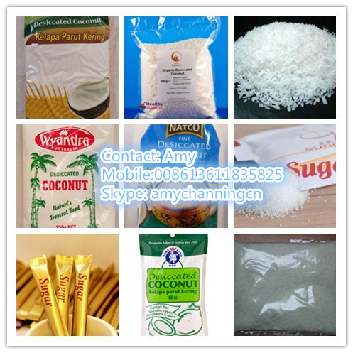 YB-688K Desiccated Coconut, Dextrose Monohydrate sachet packing machine
