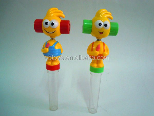 Wind up rabbit sweet toy box play the drum