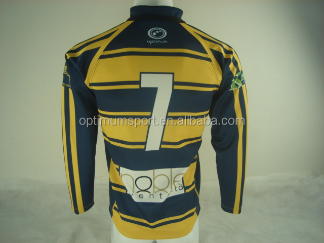 New lifestyle 100% no harmful skin men's rugby jerseys and used italy ink to sublimated問屋・仕入れ・卸・卸売り