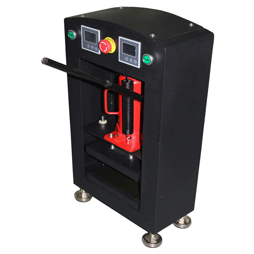 High Pressure 13000psi Pneumatic Heat Rosin Press Dual Heat Double