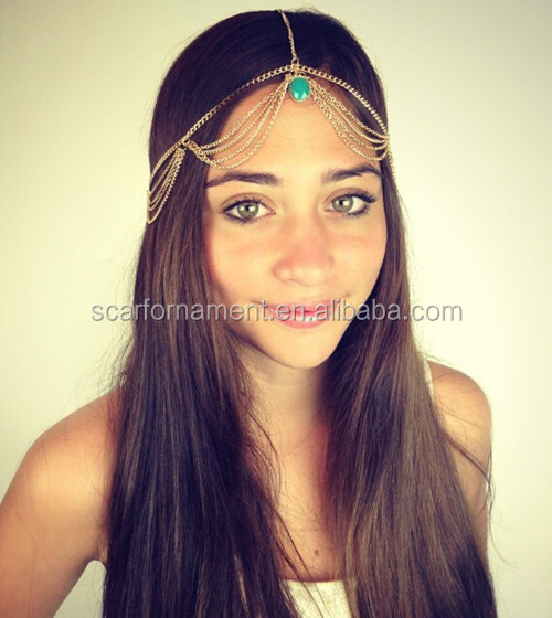 Top Design Indian Bridal Headpiece Alloy Jewelry Hair Decoration