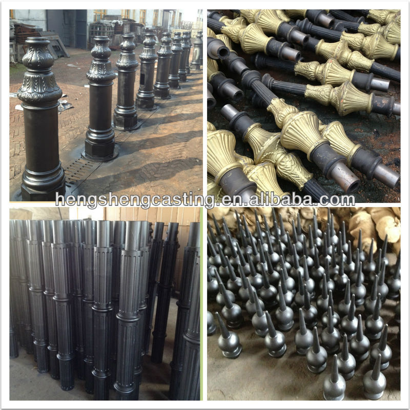 High Quality Cast Aluminum Lamp Pole base / Street Lamp Pole Base