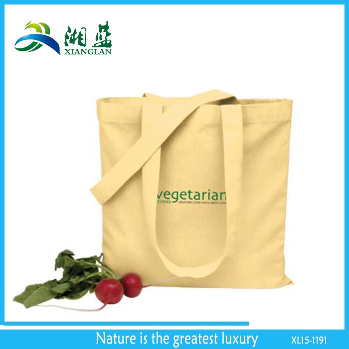 custom patterns fashion long handle cotton tote bag