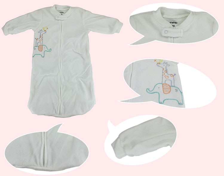 赤ちゃんポーラーフリース赤ちゃん睡眠袋で袖仕入れ・メーカー・工場