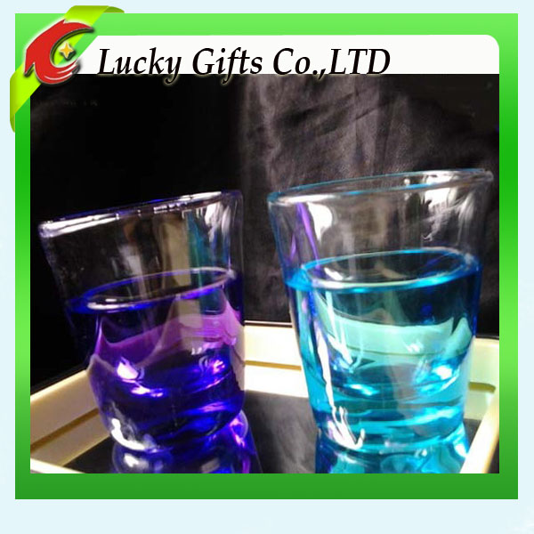 New Custom Multicolor LED Lighted Wedding Champagne Glasses