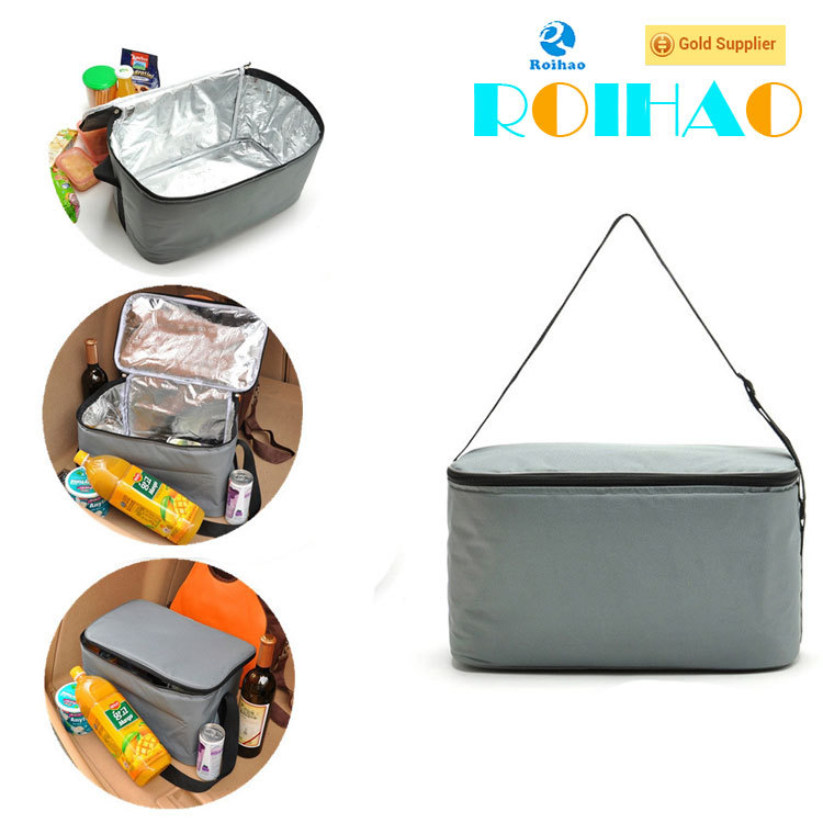 Roihao chinese supplier fashion good quality polyester insulated lunch cooler bag
