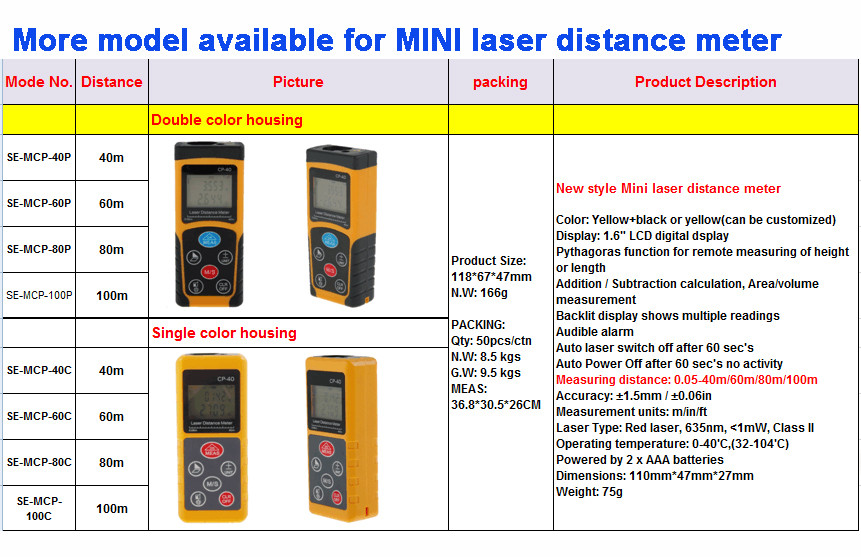 multi-function distance measure the long distance laser range finder OEM