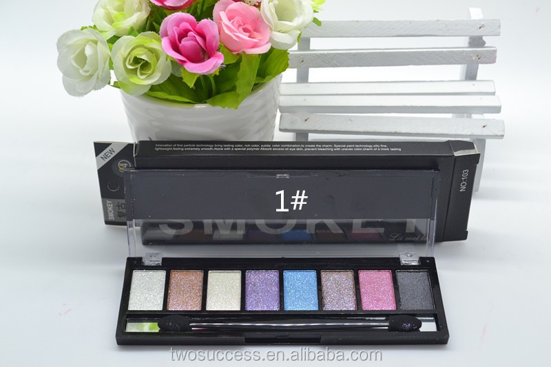 sugar box makeup good qulity 8 colors shimmer eyeshadow palette .jpg