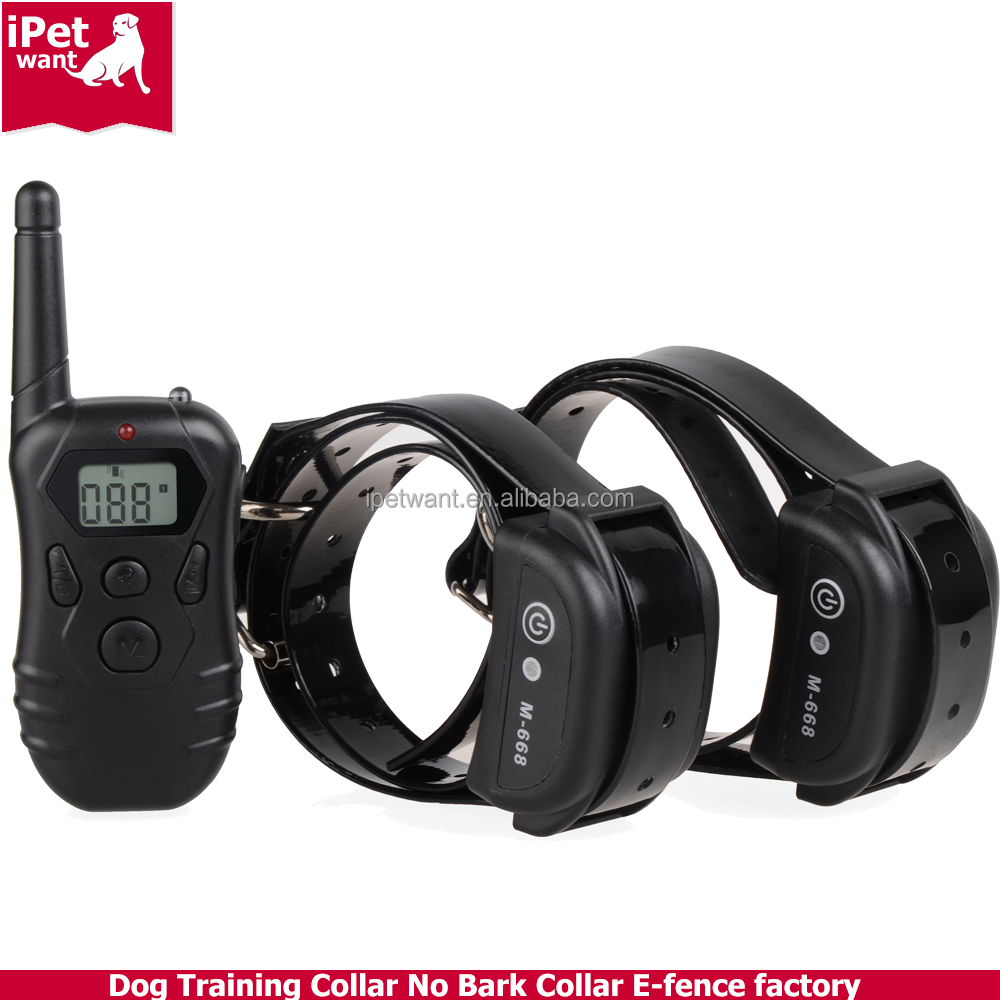 ipetwant M668-2 Dog Training Shock Collar with remote and ...