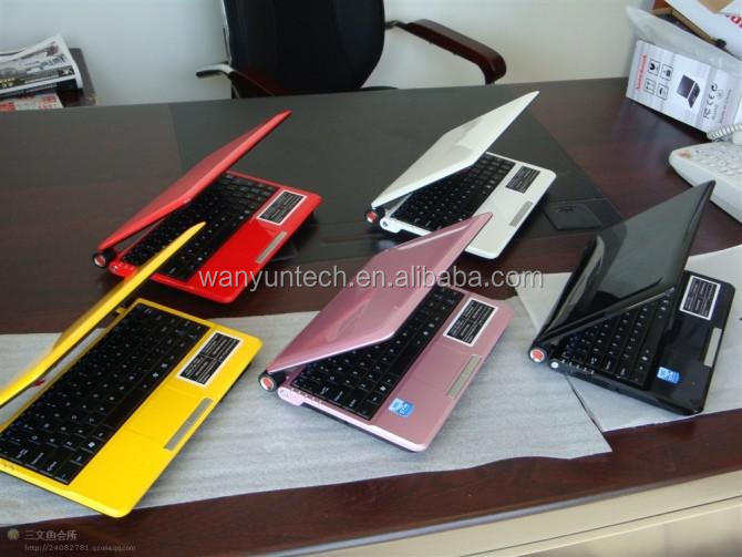 新しいモデルのネットブック白2014年インテル、 黄色、 ピンク、 赤、 黒が用意されていないブランドデュアルコアwindowsノートブックコンピュータ問屋・仕入れ・卸・卸売り