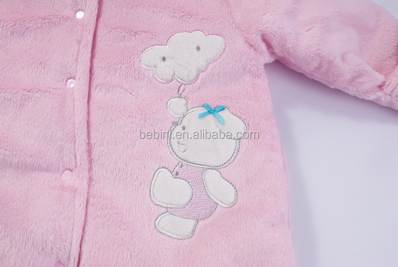 Bebini 2016卸売色フェードプルーフ女の子ベビーピンクの毛皮のコート仕入れ・メーカー・工場