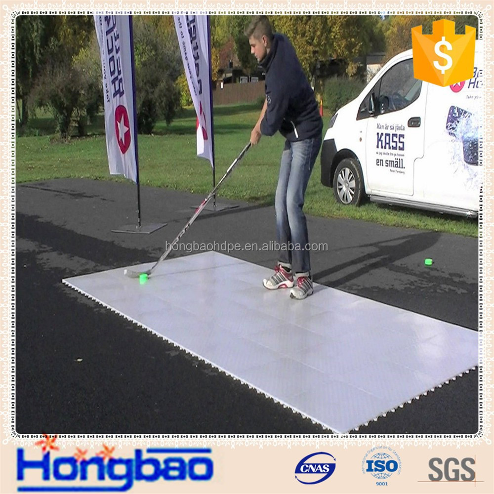plastic hockey pad/ hdpe synthetic ice rink panel/ curling