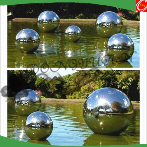 Floating Stainless Steel Orbs Ball For Pond Decoration Buy Stainless