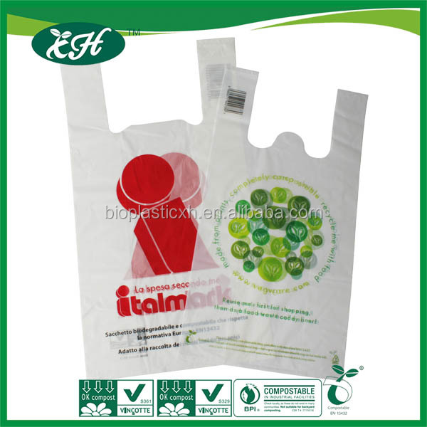 100% fully corn starch based biodegradable bag for food waste