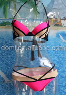セクシーな女の子の2014年マイクロビキニ水着モデル、 三角形スイムスーツ、 ヒョウブラジリアンビキニ問屋・仕入れ・卸・卸売り