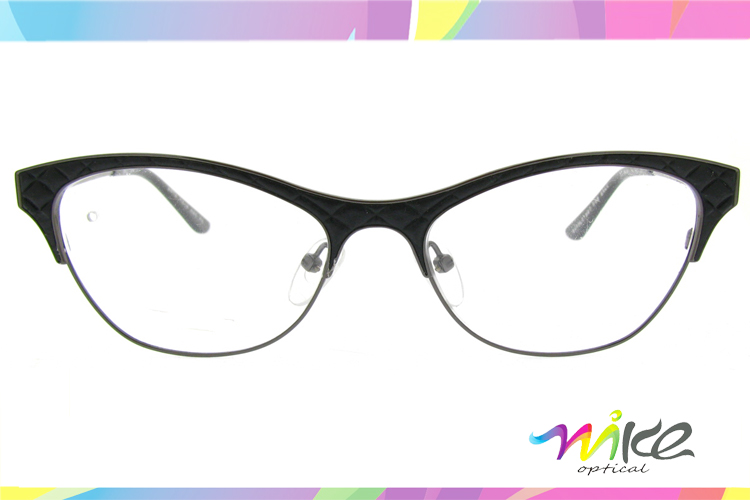 Classic Metal Eyewear,Fashion Cat Eye Glasses,Leather ...