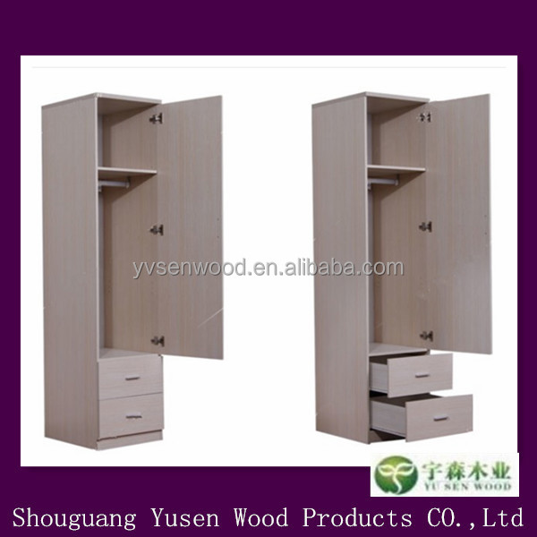 2015 Wooden Single Door Wardrobe With 2 Drawers Buy Wardrobe