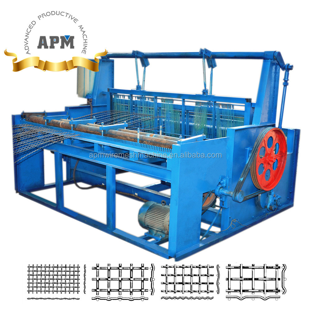 Apm Semiautomatic Crimped Wire Mesh Machine Manufacturer Buy Wire