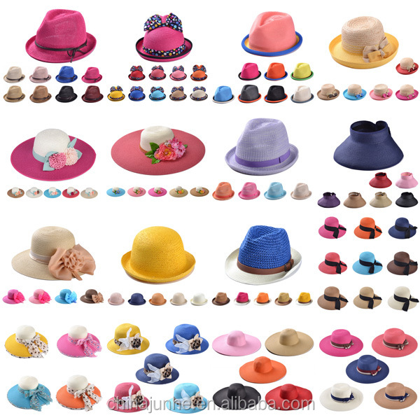 熱い販売の新しい到着のカラフルなプロモーションのためのわらの帽子キャップ仕入れ・メーカー・工場