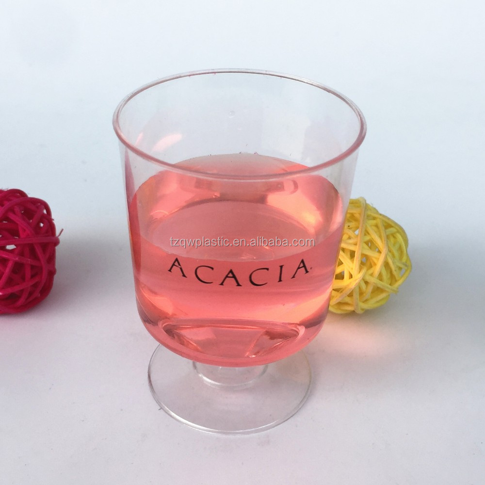 2 oz plastic wine tasting glasses